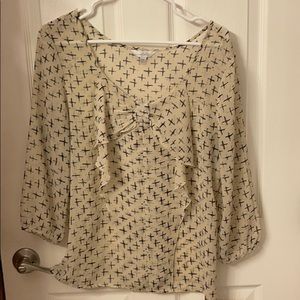 Charming Charlie blouse with bow on front
